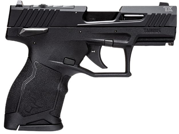 Picture of Taurus 1TX2233110 TX22C  Compact 22 LR 10+1 3.60" Black Barrel, Slide & Polymer Frame, Rubber Grips