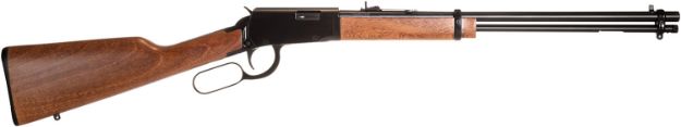 Picture of Rossi RL22W201WD Rio Bravo  Lever Action 22 WMR 12+1 20" Round Barrel, Polished Black Metal Finish, German Beechwood Stock