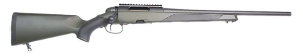 Picture of Steyr Arms 6607375011120A Pro Hunter III III SX 7mm-08 Rem 4+1 22" Threaded Spiral Fluted, Black Mannox Barrel/Rec, OD Green Synthetic Stock with Polymer Inlays, Sling Swivels, Optics Mount