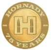 Picture of Hornady 99157 75th Anniversary Sign Gold Tin 11.80 x 11.80