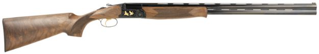 Picture of F.A.I.R. FRSLX600BL1628 SLX 600  16 Gauge 2.75" 2rd 28" O/U, Black Barrel/Gold Inlay Engraved Rec, Walnut Furniture, Fiber Optic Sight, Technichoke XP50 Chokes