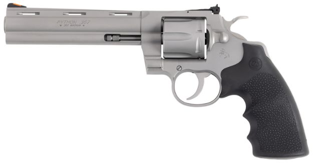 Picture of Colt Mfg PYTHONSM6RTS Python  357 Mag 6 Shot, 6" Recessed Target/Vent Rib