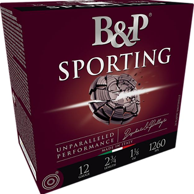 Picture of B&p Ammunition 12B1SC85 Sporting Clay  12Gauge 2.75" 1oz 8.5Shot 25 Per Box/10 Case