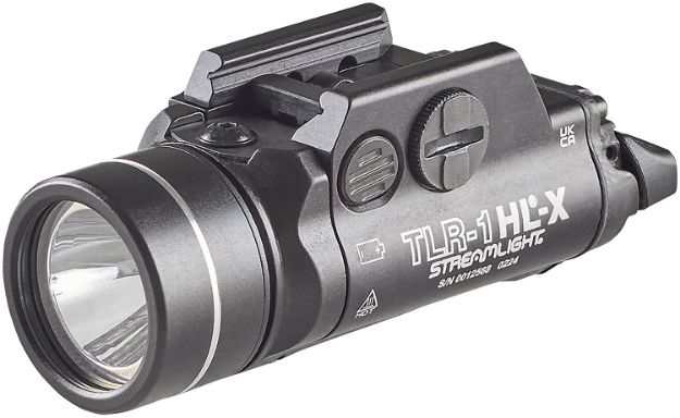 Picture of Streamlight 69500 TLR-1 HL-X  Black 6000 Series Aluminum 1000 Lumens