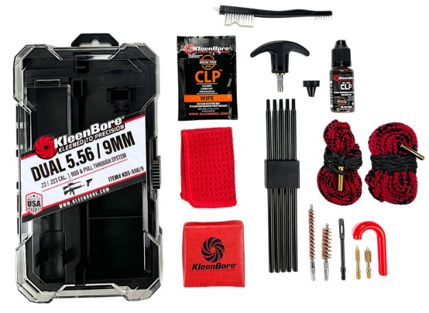 Picture of KleenBore KDS556/9 Dual System Cleaning Kit 5.56/22/223 w/ Dual Rod Rope Pull Through