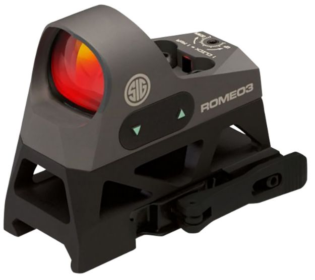 Picture of Sig Sauer Electro-Optics SOR31002 Romeo3  Graphite 1 x 25 mm 3 MOA Red Dot