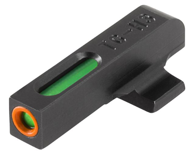 Picture of TruGlo TG13BR1PC TFX Pro  Black | Green Tritium & Fiber Optic Orange Outline Front Sight