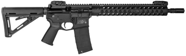 Picture of Smith & Wesson LE 311024 M&P15 Carbine TS 
Semi-Automatic 223 Remington/5.56 NATO 16" 30+1 Magpul MOE Black Stk Black