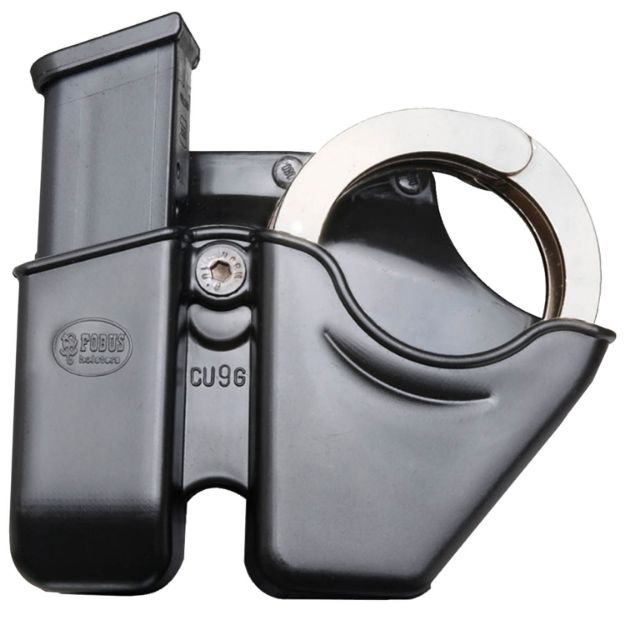 Picture of Fobus CU9GBH Combo Pouch  9mm Luger Compatible w/ Glock/H&K Plastic Black Belt Clip