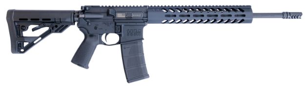 Picture of HM Defense HM15FMB556 Defender M5  5.56x45mm NATO Caliber with 16" Barrel, 30+1 Capacity, Black Hard Coat Anodized Metal Finish, Black Mil-Spec HM Stock & Enhanced Polymer Grip Right Hand