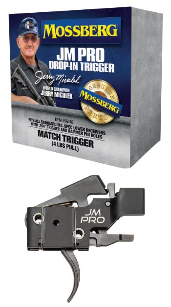 Picture of Mossberg 96010 JM Pro  Adjustable Match AR Drop-In Trigger, Fits AR15s & AR10s w/.154" Trigger & Hammer Pin Holes, Factory-Set 4 Pound Pull Weight