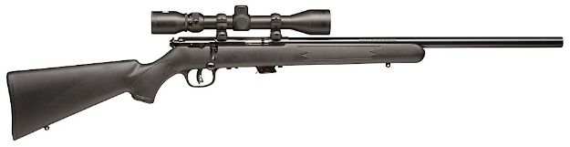 Picture of Savage Arms 29200 Mark II FVXP Full Size 22 LR 5+1 21" Matte Blued Button-Rifled Barrel, Drilled & Tapped Matte Blued Steel Receiver, Matte Black Fixed Synthetic Stock, 3-9x40mm Duplex Scope