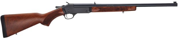 Picture of Henry H0154570 Single Shot  45-70 Gov Caliber with 1rd Capacity, 22" Barrel, Overall Blued Metal Finish & American Walnut Stock, Right Hand (Full Size)