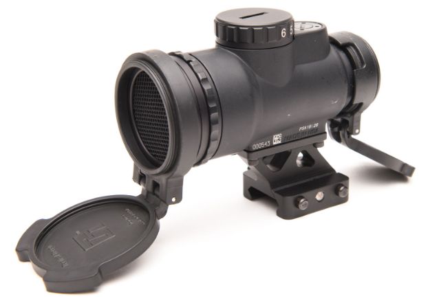 Picture of Trijicon 2200018 MRO Patrol Matte Black 1 x 25 mm 2 MOA Red Dot 1/3 Cowitness Quick  Release Mount