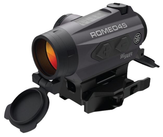 Picture of Sig Sauer Electro-Optics SOR43021 Romeo4S  Graphite 1 x 20 mm 2 MOA Red Ballistic Dot/65 MOA Circle