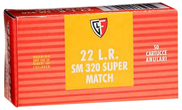 Picture of Fiocchi 22SM320 Exacta Super Match 22LR 40gr Round Nose 50 Per Box/100 Case