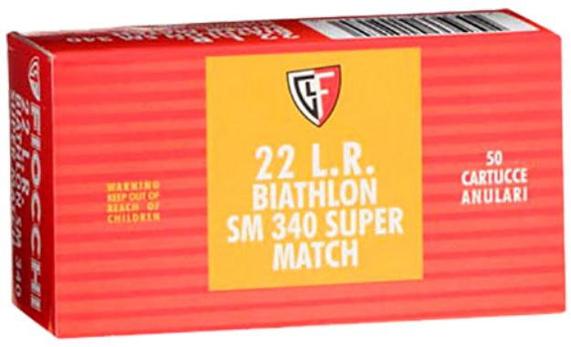 Picture of Fiocchi 22SM340 Exacta Super Match 22LR 40gr Round Nose 50 Per Box/100 Case