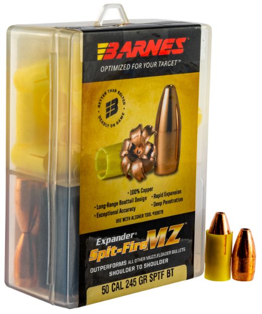 Picture of Barnes Bullets 30574 Spit-Fire MZ Expander 50 Spit-FireMZ 245gr 24rd/Box