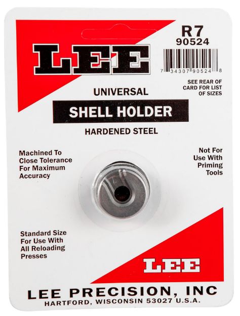 Picture of Lee Precision 90524 Shell Holder Universal #7R 30M1 / 32 ACP