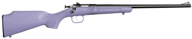 Picture of Crickett KSA2306 Youth  22 LR 1rd 16.12" Blued Barrel & Receiver, Fixed Front/Adjustable Rear Peep Sights, Purple Synthetic Stock w/11.5" LOP, Rebounding Firing Pin Safety