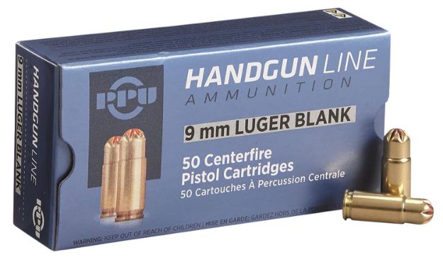 Picture of PPU PPB9L Blank Ammo  9mmLuger 50 Per Box/20 Case