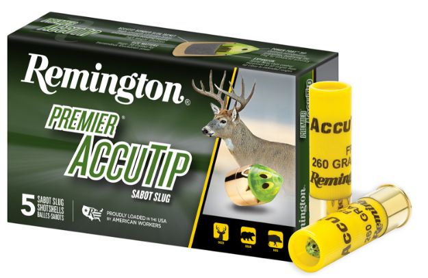 Picture of Remington Ammunition 20498 Premier AccuTip  20 Gauge 3" Sabot Slug Shot 5 Per Box/ 20 Cs