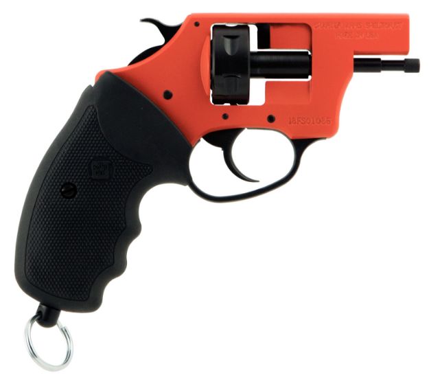 Picture of Charter Arms 82290 Pro 22  22 Blank, 6rd Orange Cerakote Frame, Black Rubber Grips