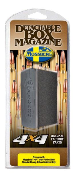 Picture of Mossberg 95033 Drop Box Magazine Patriot 5rd 270 Win/30-06 Springfield/25-06 Rem Fits Mossberg 4x4 Long Action Black Polymer