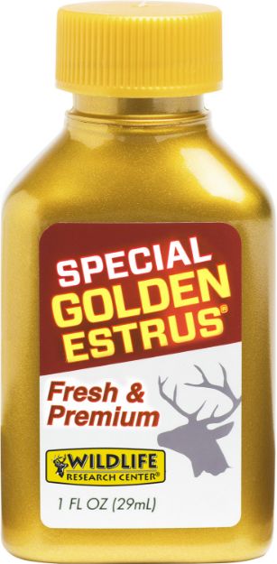 Picture of Wildlife Research 405 Special Golden Estrus  Deer Attractant Doe In Estrus Scent 1oz Bottle