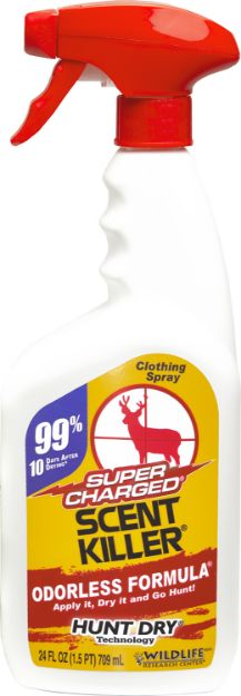 Picture of Wildlife Research 555 Scent Killer Super Charged Odor Eliminator Odorless Scent 24 oz Trigger Spray