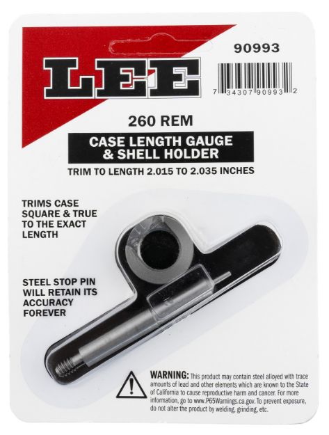 Picture of Lee Precision 90993 Case Length Gauge  260 Rem