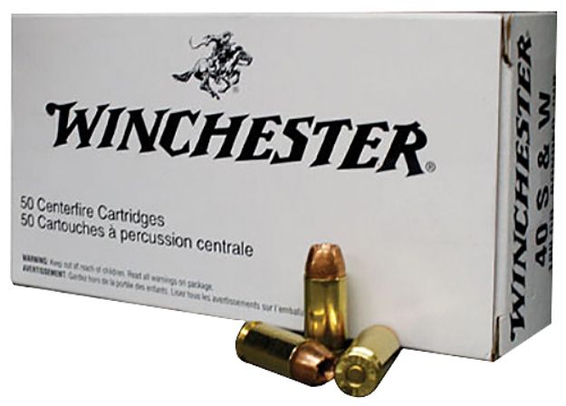 Picture of Winchester Ammo Q4369 USA  40S&W 180gr Bonded Jacket Hollow Point 50 Per Box/10 Case