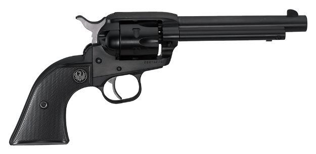 Picture of Ruger 0629 Single-Six Convertible 22 LR/22 WMR 6rd 5.50" Blued Alloy Steel Barrel, Cylinder & Frame, Black Checkered Rubber Grip, Transfer Bar Safety, Exposed Hammer