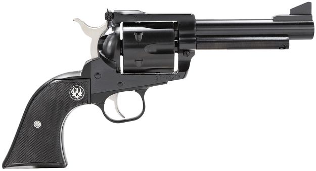 Picture of Ruger 0445 Blackhawk  45 Colt (Long Colt) 6rd 4.63" Blued Alloy Steel Barrel, Cylinder & Frame, Black Checkered Rubber Grip, Transfer Bar Safety, Exposed Hammer