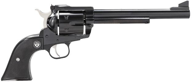 Picture of Ruger 0455 Blackhawk  45 Colt (Long Colt) 6rd 7.50" Blued Alloy Steel Barrel, Cylinder & Frame, Black Checkered Rubber Grip, Transfer Bar Safety, Exposed Hammer