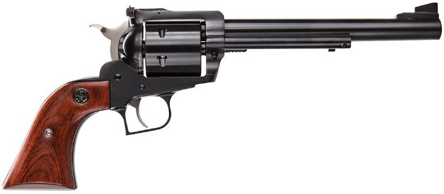 Picture of Ruger 0802 Super Blackhawk  Large Frame 44 Rem Mag/44 Special 6rd 7.50" Blued Alloy Steel Barrel, Cylinder & Frame, Hardwood Grip, Transfer Bar Safety, Exposed Hammer