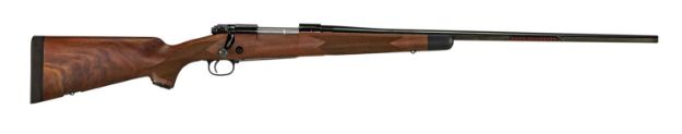 Picture of Winchester Repeating Arms 535203229 Model 70 Super Grade 264 Win Mag Caliber with 3+1 Capacity, 26" Barrel, High Polished Blued Metal Finish & Satin Fancy Walnut Stock Right Hand (Full Size)