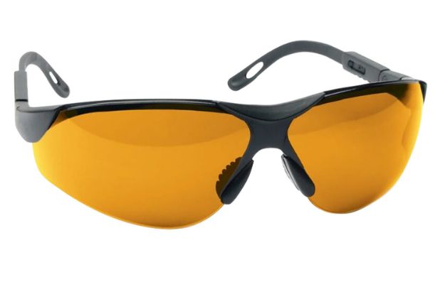 Picture of Walker's GWPXSGLAMB Sport Glasses Elite Adult Amber Lens Polycarbonate Black Frame