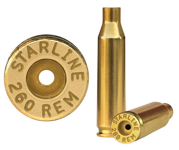 Picture of Starline Brass 260REMEUP50 Unprimed Cases  Rifle 260 Rem 50 Per Bag