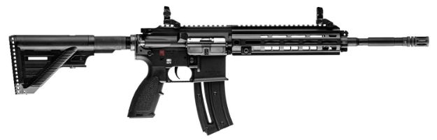 Picture of HK 81000402 HK 416  22 LR 10+1 16.10" Black Steel Threaded Barrel Aluminum w/M-LOK & Picatinny Rail Black Aluminum Receiver Black Retractable Stock Right Hand