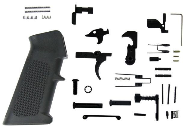 Picture of TacFire LPK01USA AR-15 Parts Kit  AR-Platform Black A2 Grip Black