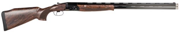 Picture of F.A.I.R. FRDC432028 Carrera Giovane 20 Gauge with 28" Barrel, 3" Chamber, 2rd Capacity, Black Metal Finish & Opta Wood Monte Carlo Stock Right Hand (Full Size)