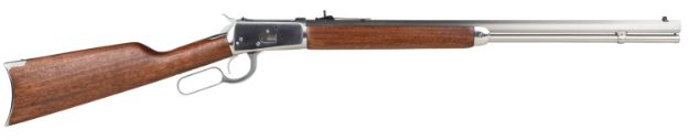 Picture of Rossi 923572493 R92  38 Special +P or 357 Mag Caliber with 12+1 Capacity, 24" Octagon Barrel, Polished Stainless Metal Finish & Brazilian Hardwood Stock, Right Hand (Full Size)