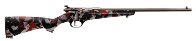 Picture of Savage Arms 13801 Rascal  Youth 22 LR 1rd 16.12" Matte Blued Barrel, Matte Blued Carbon Steel Receiver, American Flag Synthetic Stock, Right Hand