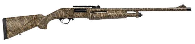 Picture of Escort HEFH1224TRBL Field Hunter Turkey Full Size 12 Gauge Pump 3" 4+1 24" Mossy Oak Bottomland Steel Barrel, Grooved Aluminum Receiver, Fixed Mossy Oak Bottomland Synthetic Stock, Right Hand