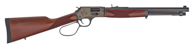 Picture of Henry H012GCRCC Big Boy Carbine Side Gate Full Size 45 Colt (Long Colt) 7+1 16.50" Blued Octagon Barrel, Color Case Hardened Steel Receiver, American Walnut Wood Stock Right Hand