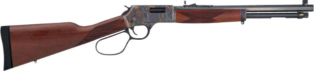 Picture of Henry H012GRCC Big Boy Carbine Side Gate Full Size 44 Mag 7+1 16.50" Blued Octagon Barrel, Color Case Hardened Steel Receiver, American Walnut Wood Stock Right Hand