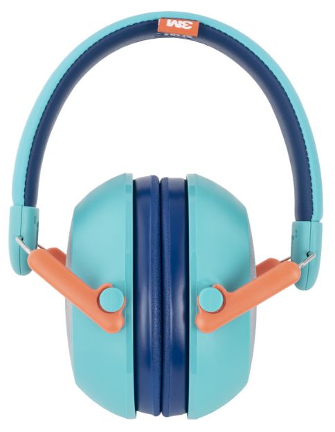 Picture of Peltor PKIDSPTEAL Kids Hearing Protection Plus 23 dB Over the Head Teal Ear Cups with Teal Headband Youth 1 Pair