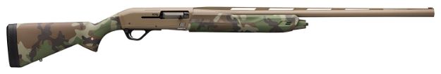 Picture of Winchester Repeating Arms 511290392 SX4 Hybrid Hunter 12 Gauge 28" 4+1 3" Flat Dark Earth Cerakote Rec/Barrel Woodland Camo Stock Right Hand (Full Size) Includes 3 Invector-Plus Chokes