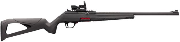 Picture of Winchester Repeating Arms 521104102 Wildcat Combo Full Size 22 LR 10+1 18" Matte Blued Sporter Barrel, Picatinny Rail Matte Black Polymer Receiver, Gray Synthetic Stock, Reflex Red Dot, Ambidextrous